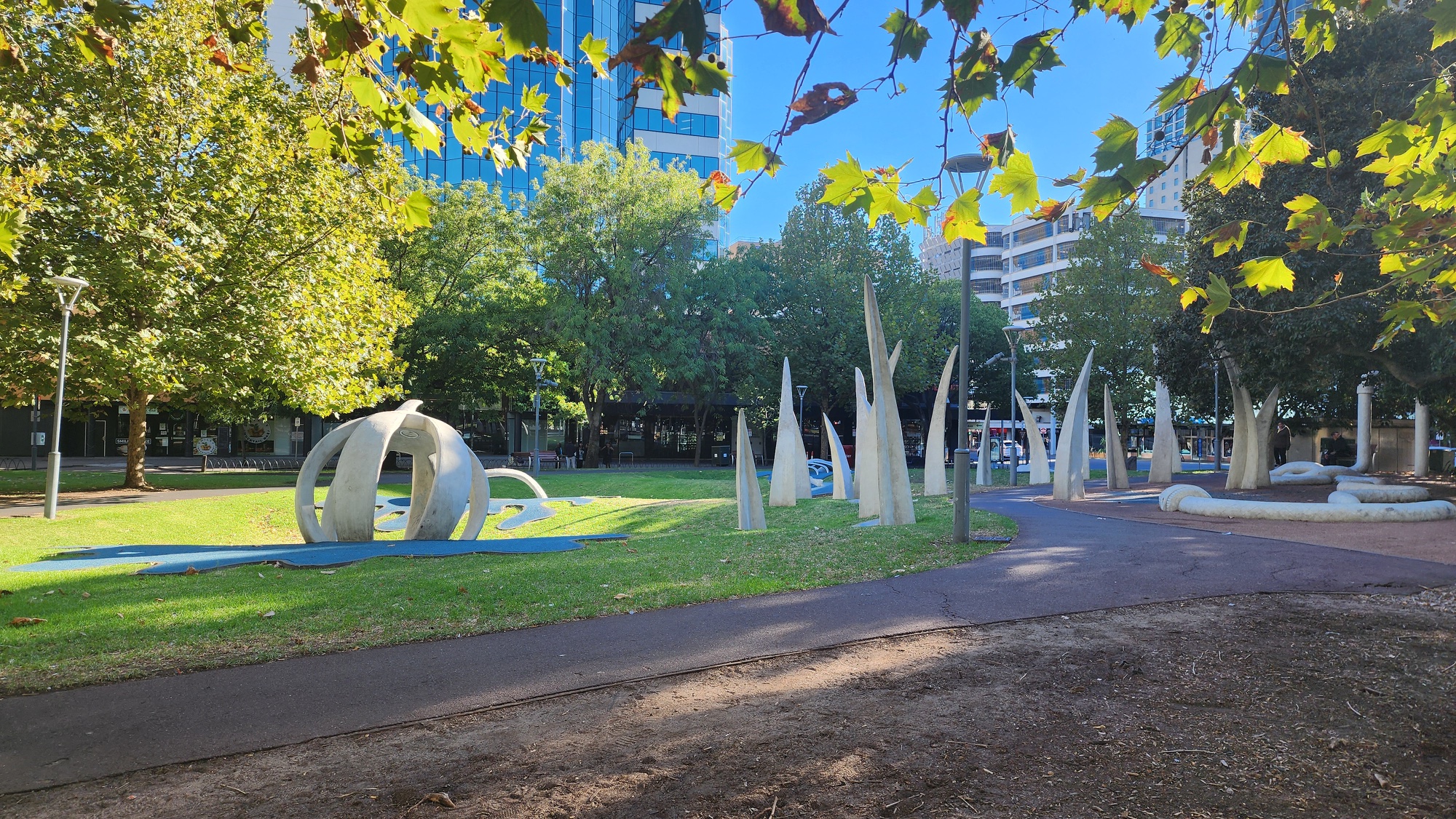 Hindmarsh Square beside the 192–200 Pirie Street car park in Adelaide